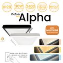 Ver imagem 2 de Luminária de Teto Plafon Sobrepor Alpha Led Multicor 3k/4k/6k 30w Preto