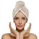 Ver imagem 3 de Touca para Cabelo Dupla Face Power Sec Antifrizz 28x64cm - Catran Bege