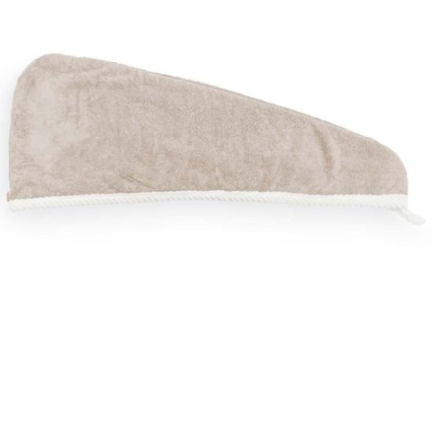 Touca para Cabelo Dupla Face Power Sec Antifrizz 28x64cm - Catran Bege