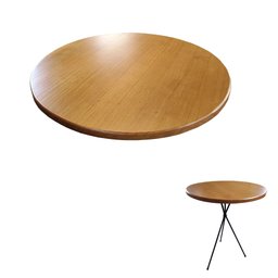 Tampo Redondo Madeira 60cm Bistrô Pinus Decoração - 1