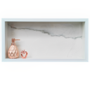 Ver imagem 1 de Nicho de Porcelanato Branco Calacata Polido 60x32cm