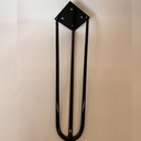 Ver imagem 4 de Kit 03 Pés de Ferro Aço Hairpin Legs 30 cm Preto A01 Sofá Móveis Mesa - Inoviza