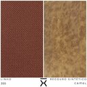 Ver imagem 5 de Kit Poltrona com Puff Turim Base Aço Preto Recouro Camel Linho Telha - Nexta Casa