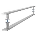 Ver imagem 2 de Puxador Barra Chata Inox Escovado Para Porta Madeira 30 cm