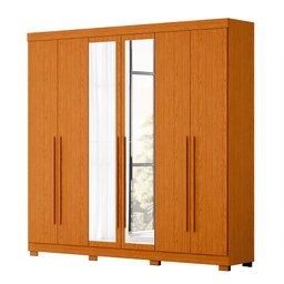 Guarda Roupa Belém 6 Portas com Espelho Albatroz - 1
