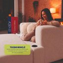 Ver imagem 5 de Sofá Cama Hali 1,88m Xpand Tech Tecido Bouclê Bege Claro Cama Inbox