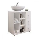 Ver imagem 5 de Armário de Banheiro Ibiza 1 Porta 3 Gavetas Branco - Panorama Móveis