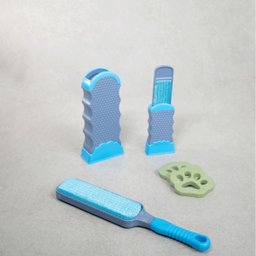Kit removedores de pelo para roupas com escova 3 pçs - Oikos - 5