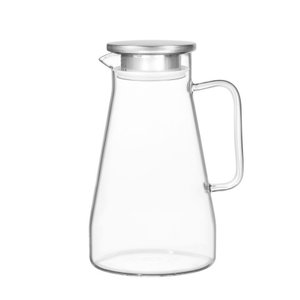 Jarra de Vidro Borossolicato com Tampa de Inox 1,5 L - Haüskraft
