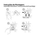 Ver imagem 6 de Kit 2 Ganchos Cabide Multiuso com Ventosa Preto Fosco Future