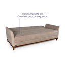 Ver imagem 6 de Sofá Cama Reclinável Caribe Bouclê Bege 2,02m - King House