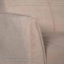 Ver imagem 7 de Sofá Cama Reclinável Caribe Bouclê Bege 2,02m - King House
