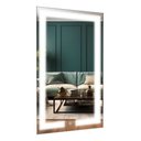 Ver imagem 1 de Espelho Retangular Iluminado Led Touch Screen 70x50cm - Quente