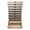 Organizador de Scrapbook com 10 Gavetas e Rodinhas Mdf - 4