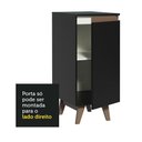 Ver imagem 6 de Balcão Armário de Cozinha 35 cm 1 Porta Preto Reims Madesa