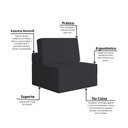 Ver mais imagens de Sofá Cama À Vácuo 1 Lugar Linha Modular Flip Magic
