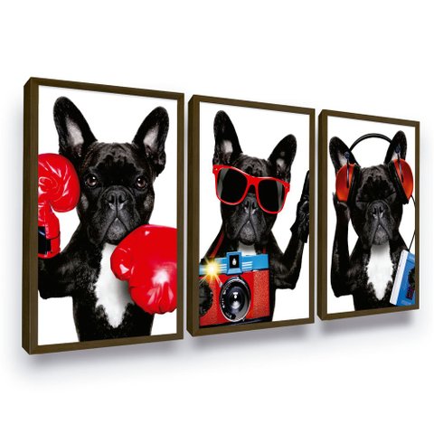 Quadros Decorativos Cachorros Divertidos Quarto Sala