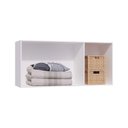 Ver imagem 7 de Armário Aéreo Modulado Essenza 3 Portas de Bater MDF-MDP Branco-Bege Dunas Luciane Móveis