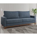 Ver imagem 1 de Sofá Fixo Living 2 Almofadas Soltas 4 Lugares 220cm Ares