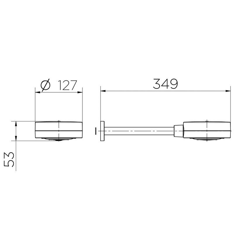 Chuveiro Docol Novo Technoshower 1204870 de Parede Grafite Escovado - 3