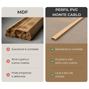 Ver imagem 4 de Kit 4 Barra Perfil 2 Metros Acabamento para Painel Ripado Slim