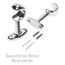 Kit Varão Completo Simples 3 Metros 28mm e Suporte em Metal Decoribitinga Varão Varão para Cortina V - 2