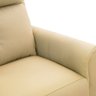 Poltrona Retrátil Reclinável Elétrica para Sala Living Sillon L06 Couro Bege - Lyam Decor - 7