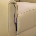 Ver mais imagens de Poltrona Retrátil Reclinável Elétrica para Sala Living Sillon L06 Couro Bege - Lyam Decor