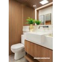 Ver imagem 6 de Painel Ripado de Madeira Maciça com Encaixe Macho e Fêmea Réguas 50x3,5 Cm Neonx M²:eucalipto