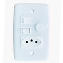 Ver imagem 1 de Chave Controle Ventilador de Teto Rotativo com Tomada Bivolt
