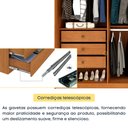 Ver imagem 3 de Guarda-Roupa Casal com 6 Portas e 6 Gavetas 201cm Multimóveis CR35494 Cinamomo
