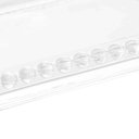 Ver imagem 7 de 12 Travessas Cristal Wolff Pearl 30x13x3cm Retangulares Bandeja Decorativa para Servir