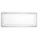 Ver mais imagens de 12 Travessas Cristal Wolff Pearl 30x13x3cm Retangulares Bandeja Decorativa para Servir