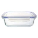 Ver imagem 2 de Pote de Vidro Hermético com Travas e Vedação Azul 630ml - Casambiente