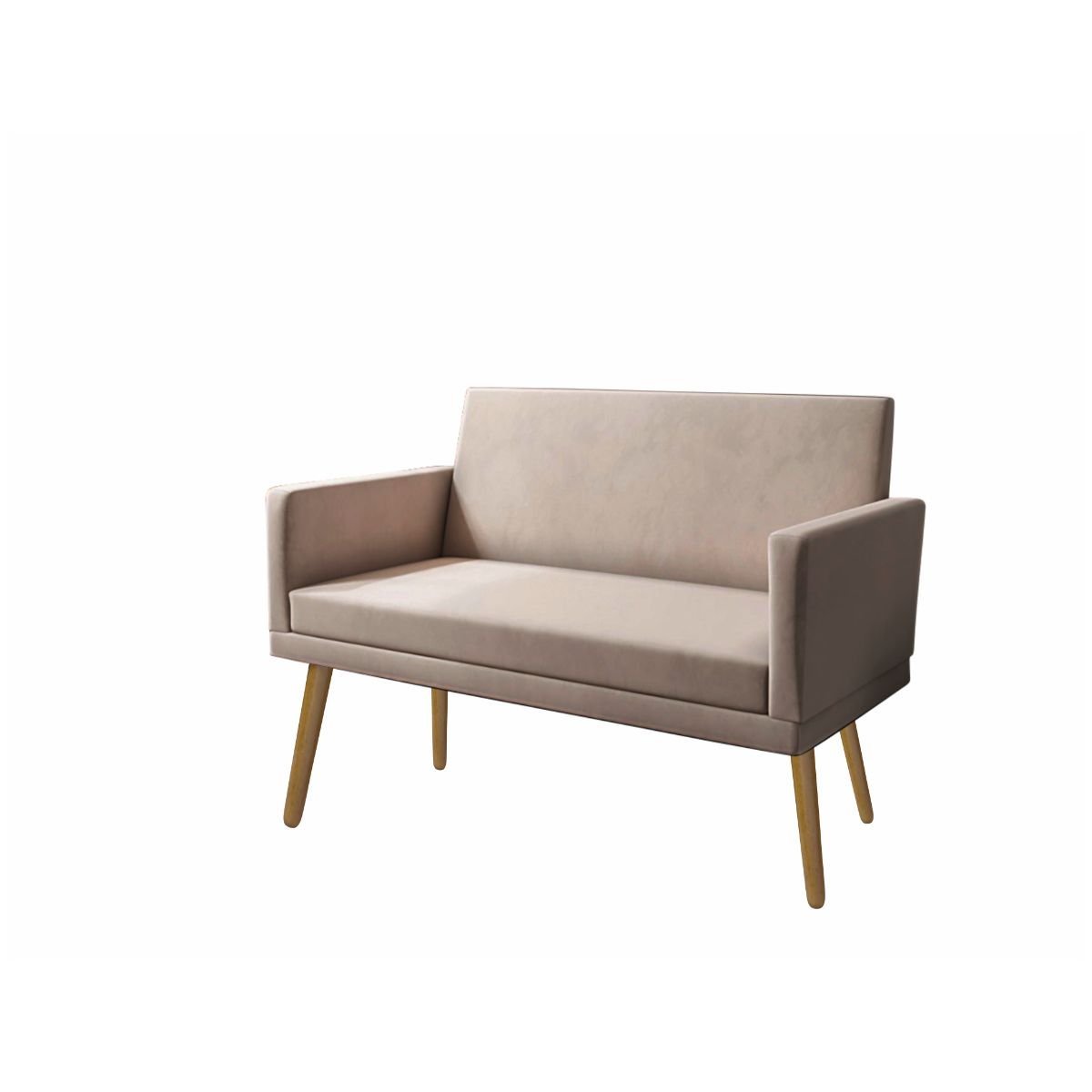 Namoradeira Decortiva Lara Suede Bege - 3