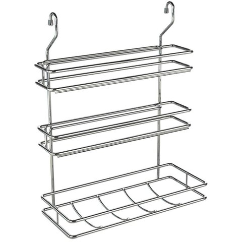 Porta Rolos Papel Toalha Triplo Serrilhado Aço Inox 7043