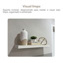 Ver imagem 5 de Prateleira Tamburato 66,8 Cm Branco - Artany Movéis