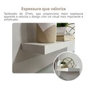 Ver imagem 4 de Prateleira Tamburato 66,8 Cm Branco - Artany Movéis