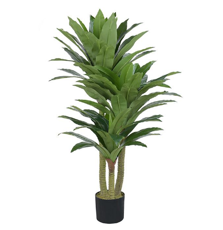 Planta Árvore Artificial Dracena Real Toque Verde 1,15m