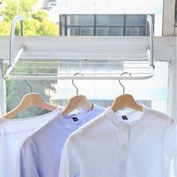 Mini Varal Portatil Janela Sacada Varanda Banheiro Lavanderia Secador de Roupa Multiuso - 2