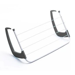 Mini Varal Portatil Janela Sacada Varanda Banheiro Lavanderia Secador de Roupa Multiuso - 7