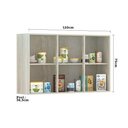 Ver imagem 3 de Armário Para Cozinha 120cm 3 Portas Legno Crema C/Verde