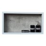 Nicho Porcelanato Original Banheiro Cinza 60x30cm - 3