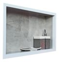 Ver imagem 4 de Nicho Porcelanato Original Banheiro Cinza 60x30cm