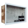 Nicho Porcelanato Original Banheiro Cinza 60x30cm - 6