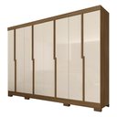 Ver imagem 4 de Guarda Roupa Casal Liz 8 Portas 2 Gavetas Boreal/off Premium - M.a Boreal/off Premium