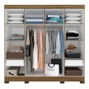 Ver imagem 3 de Guarda Roupa Casal Liz 8 Portas 2 Gavetas Boreal/off Premium - M.a Boreal/off Premium