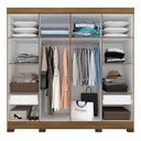 Ver imagem 5 de Guarda Roupa Casal Liz 8 Portas 2 Gavetas Boreal/off Premium - M.a Boreal/off Premium