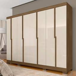 Guarda Roupa Casal Liz 8 Portas 2 Gavetas Boreal/off Premium - M.a Boreal/off Premium - 2