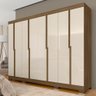 Guarda Roupa Casal Liz 8 Portas 2 Gavetas Boreal/off Premium - M.a Boreal/off Premium - 2